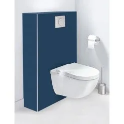 Panneau Mural Decofast - Harmony - Pour Habillage Bâti-support - 1500 X 1200 X 3 Mm - Bleu Profond - Lazer