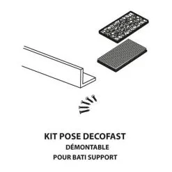 Kit De Pose Démontable Decofast Habillage Bâti-support - Lazer