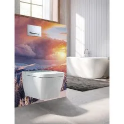 Panneau Mural Decofast - Autour Du Monde - Pour Habillage Bâti-support - 1500 X 1200 X 3 Mm - Aspen - Lazer