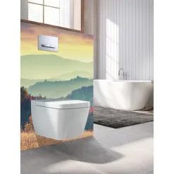 Panneau Mural Decofast - Autour Du Monde - Pour Habillage Bâti-support - 1500 X 1200 X 3 Mm - Automne - Lazer