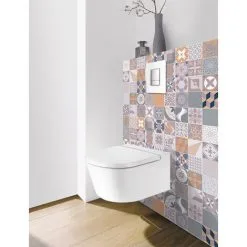 Panneau Mural Decofast - Vintage - Pour Habillage Bâti-support - 1500 X 1200 X 3 Mm - Patchwork Parme - Lazer