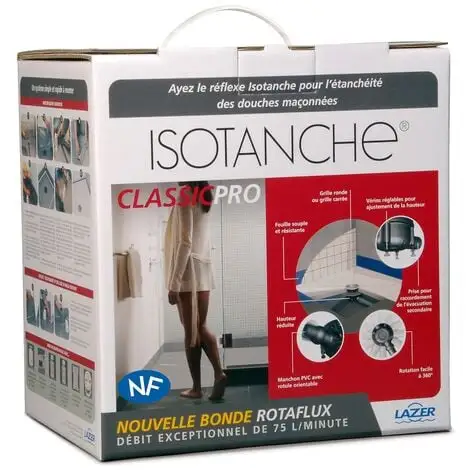 LAZER Isotanche Classic Pro Grille Carrée - Sortie Horizontale Ø50mm - 1500x1800mm 1 LAZER Isotanche Classic Pro Grille Carrée - Sortie Horizontale Ø50mm - 1500x1800mm
