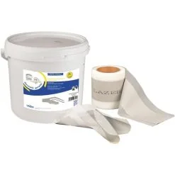 LAZER Système D'étanchéité Liquide (SEL) Pot De 5 Kg + Bande Et Angle