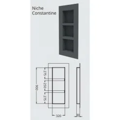 Niche à Carreler Constantine 300x900 Mm - Lazer 390243 -LAZER Soldes Magasin 6504174 3
