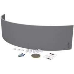 Tablier De Baignoire Courbe à Carreler 30mm - 2200x600mm - Lazer 330500