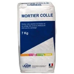 Mortier-colle Gris Pour Fixation Et Carrelage Panodur - Sac De 7 Kg - Lazer 290369